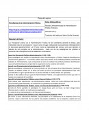 Paradigmas de la Administración Pública