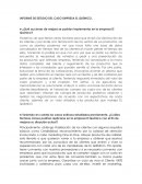 INFORME DE ESTUDIO DEL CASO EMPRESA EL QUÍMICO