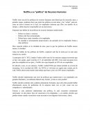 Netflix y su “política” de Recursos Humanos