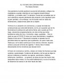 EL FUTURO SIN CORONAVIRUS