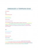 EMBARAZOS A TEMPRANA EDAD