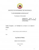 Análisis Energético y de Movilidad de un Scooter en la ciudad de Azogues