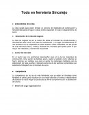 Todo en ferretería Sincelejo