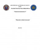 Resumen sobre listas de acceso