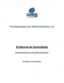 Características de Administrador