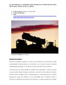 El sector de la construccion trabaja en estrategias para mitigar el impacto de la crisis