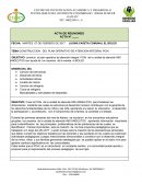 CONSTRUCCION DEL PLAN OPERATIVO DE ATENCION INTEGRAL POAI