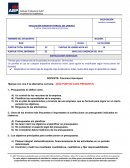 EVALUACIÓN SUMATIVA PARCIAL (DE UNIDAD)