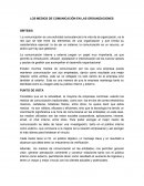 LOS MEDIOS DE COMUNICACIÓN EN LAS ORGANIZACIONES