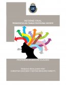 PROBLEMÁTICA DEL TRABAJO PROFESIONAL DOCENTE