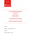 PLANIFICACIÓN DE UNA ASESORÍA PROPUESTA DE MEJORA A UNA MyPE