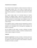Antecedentes de la investigación