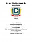 Análisis de la problemática hondureña de dependencia, cultura y concepto cultural