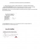 Actividad de contextualización de conocimientos. Las leyes de Kirchhoff