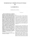 Tendencia y perpectivas futuras de la robotica