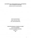 MEJORAMIENTO EN EL PROCESO PRODUCTIVO DE LA MICROEMPRESA VELAS Y VELADORAS EL GRAN PODER