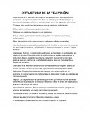 Estructura de la televisión