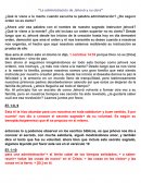 La administración de Jehová y su obra