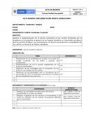 Acta reunión “Implementación huerta comunitaria”