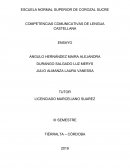 COMPETENCIAS COMUNICATIVAS DE LENGUA CASTELLANA