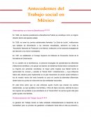 Antecedentes del Trabajo social en México