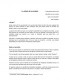 La esfera de la amistad. “La ignorancia solo es una Bendición si uno no sabe Que es un ignorante”