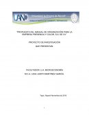 Propuesta del manual de organizaciòn para la empresa presencia y color, S.A. de CV