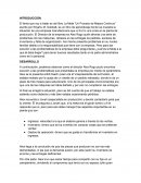 Ensayo la Meta “Un Proceso de Mejora Continua”