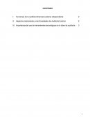 Funciones de la auditoría financiera externa independiente