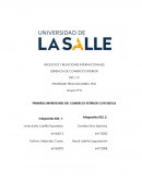 NEGOCIOS Y RELACIONES INTERNACIONALES GERENCIA DE COMERCIO EXTERIOR