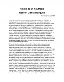 Relato de un náufrago Gabriel García Márquez