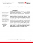Guía de trabajo Sumativa 3: Administración y Gestión de Empresas Automotrices