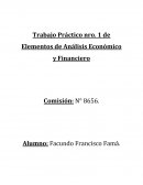 Trabajo Práctico nro. 1 de Elementos de Análisis Económico y Financiero