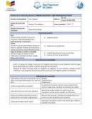 UNIDAD EDUCATIVA “SAN FRANCISCO DE SALES” Desarrollo de las actividades