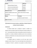 Administración de recursos humanos y materiales en Almacén General de la Planta Firmenich de México