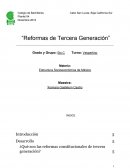 Reformas constitucionales de tercera generación