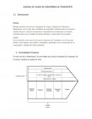 CADENA DE VALOR DE COMPAÑÍAS DE TRANSPORTE