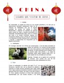 CHINA. Lugares de visitar