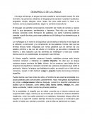 DESARROLLO DE LA LENGUA