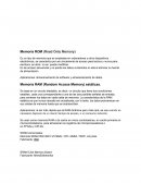 Memoria ROM (Read Only Memory)