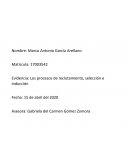 Los procesos de reclutamiento, selección e inducción