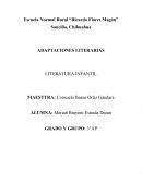 Adaptaciones literarias. Literatura infantil