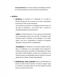 FISIOTERAPIA PATOLOGÍAS DE LOS COMPLEJOS. Página 6