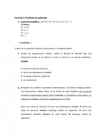 Ejercicios. Problemas de aplicación. Página 1