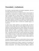 Viscosidad y turbulencia