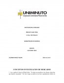 CONCEPTOS INVESTIGACION DE MERCADOS
