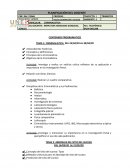 PLANIFICACIÓN DEL DOCENTE UNIDAD CURRICULAR: CRIMINALISTICA