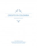 CREDITO EN COLOMBIA Administración Financiera