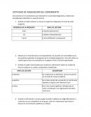 Actividad de adquisicion de conocimiento