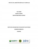 PRACTICA DE LABORATORIO METALES Y NO METALES